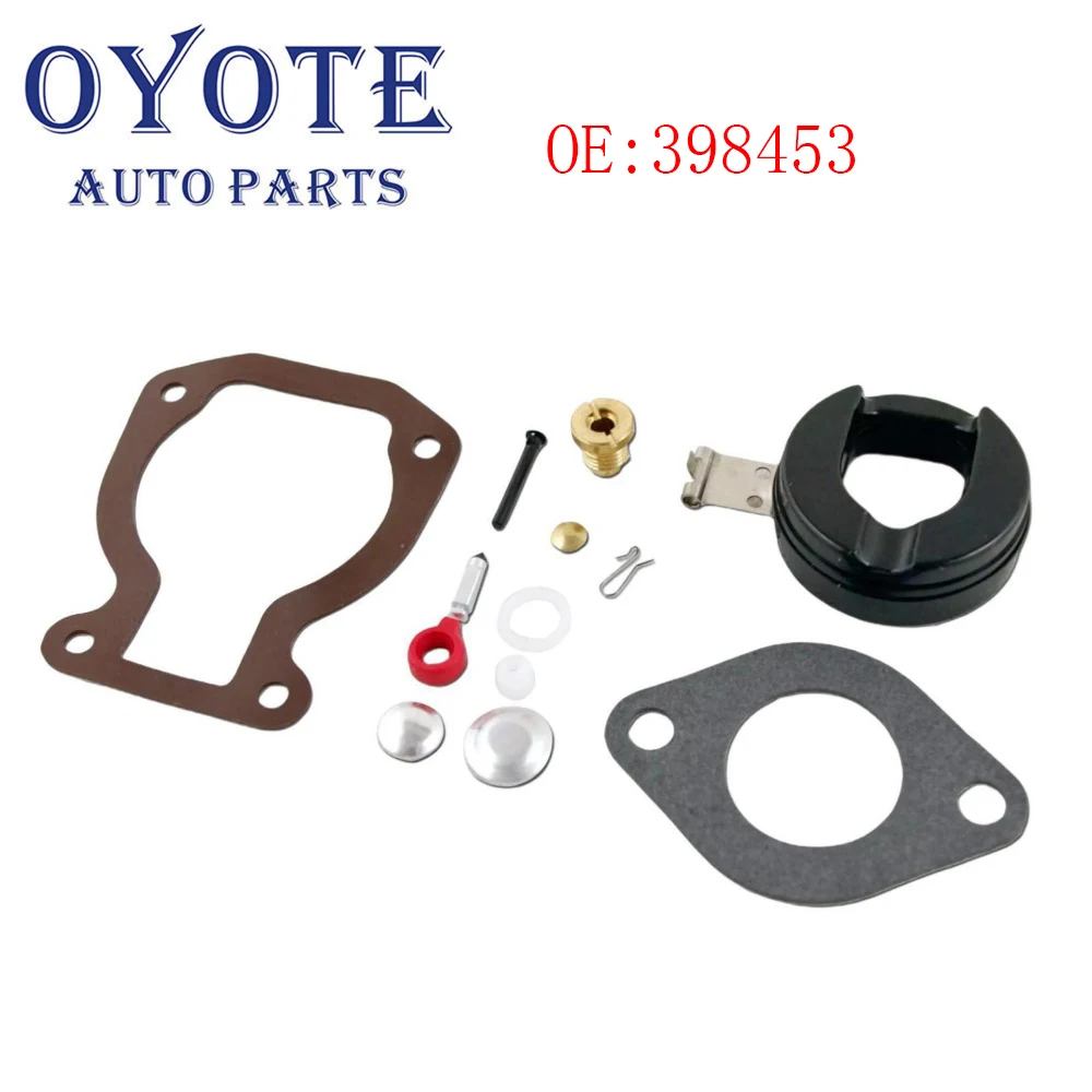

OYOTE Carburetor Repair Kit With Float For Johnson Evinrude 9.9-15 HP 1974-1988 398453