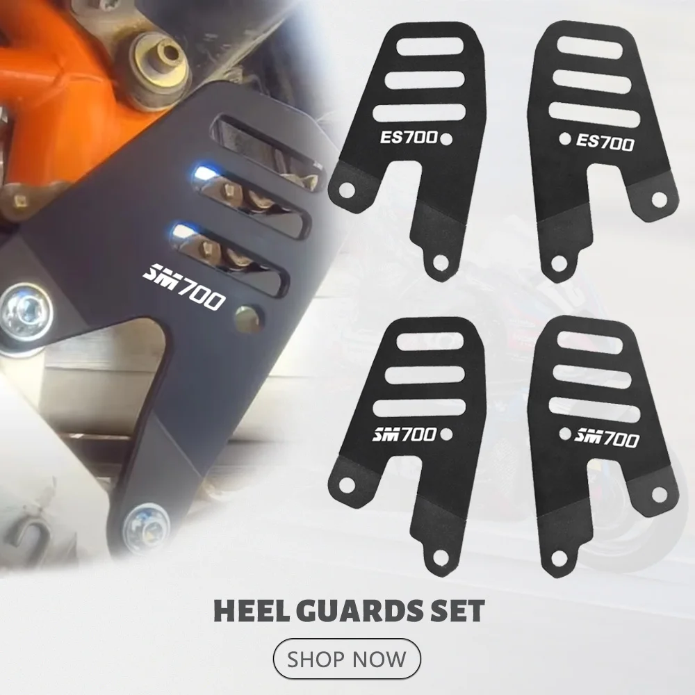 

Motorcycle Accessories Heel Protective Cover Guard For Gas Gas ES700 / SM700 2022-2023-2024-2025-2026 Heel Guards Set Aluminium