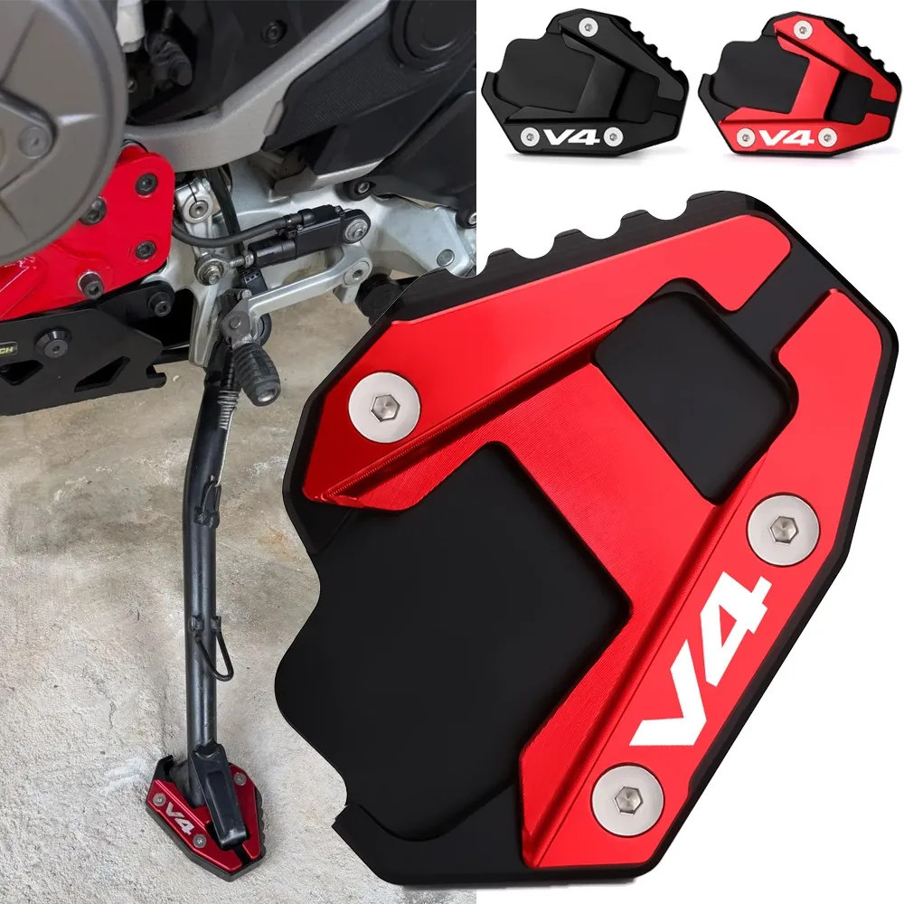 

Боковая подставка для ног мотоцикла, удлинитель, опорная пластина для Ducati Multistrada V4 Rally Multistrada V4 S 2020 2021 2022 2023