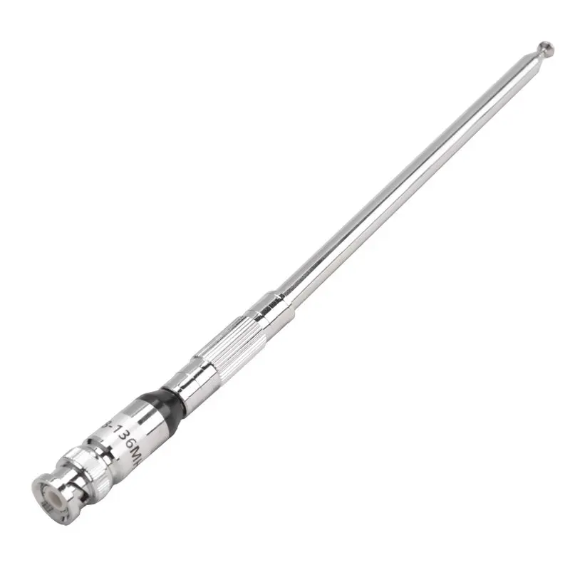 118-136MHZ BNC Telescopic Antenna High Gains Airband Antenna For TH-28A TH-48A TH-78A Aviation Frequency-A86G