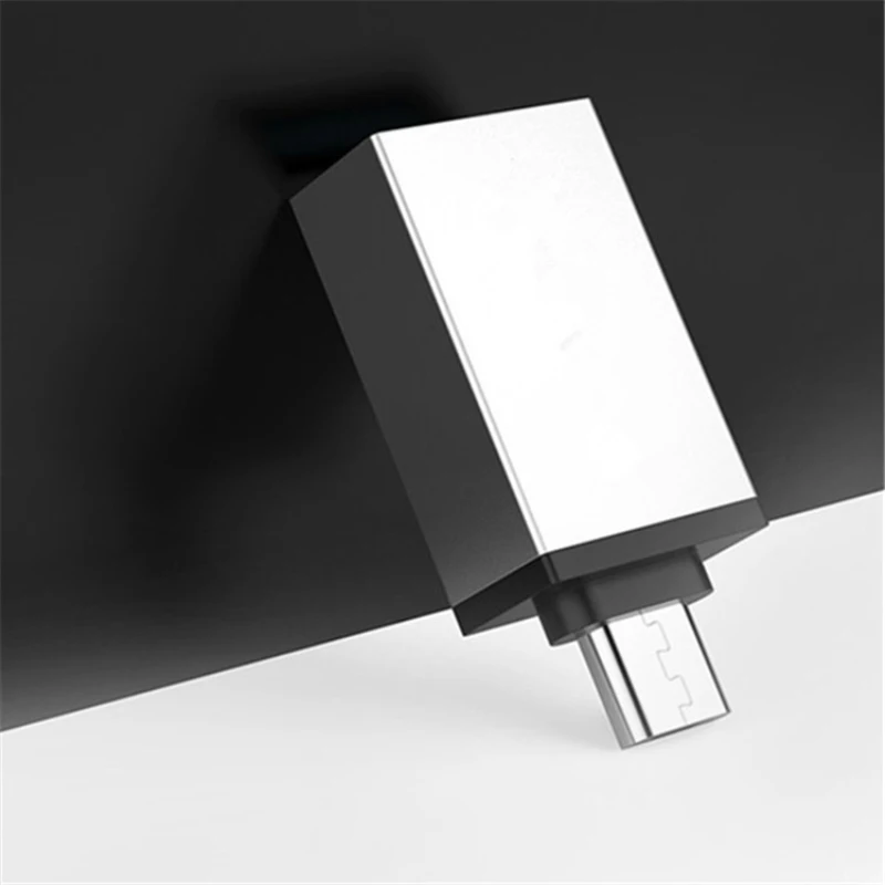 Adaptador Micro USB OTG, Mini Telefone Portátil USB A
