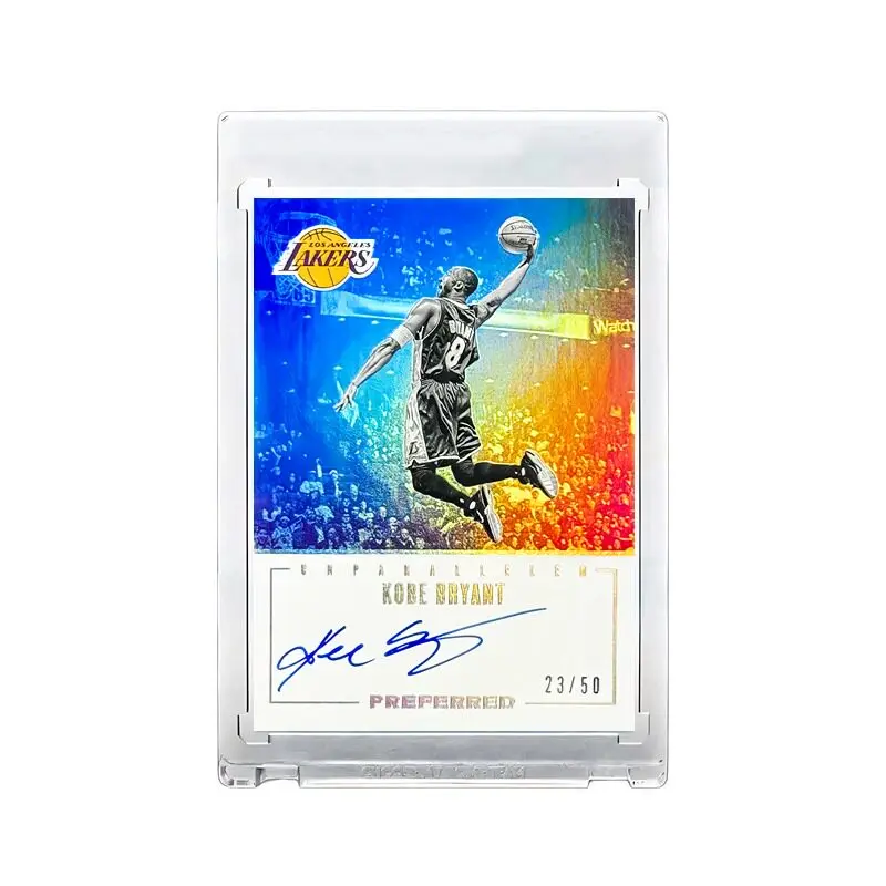 TOPPS Star-kaart Stephen Curry Kobe Bryant DIY zelfgemaakte Xtreme Game speelgoed stof verzamelkaart Kerstverjaardagscadeau