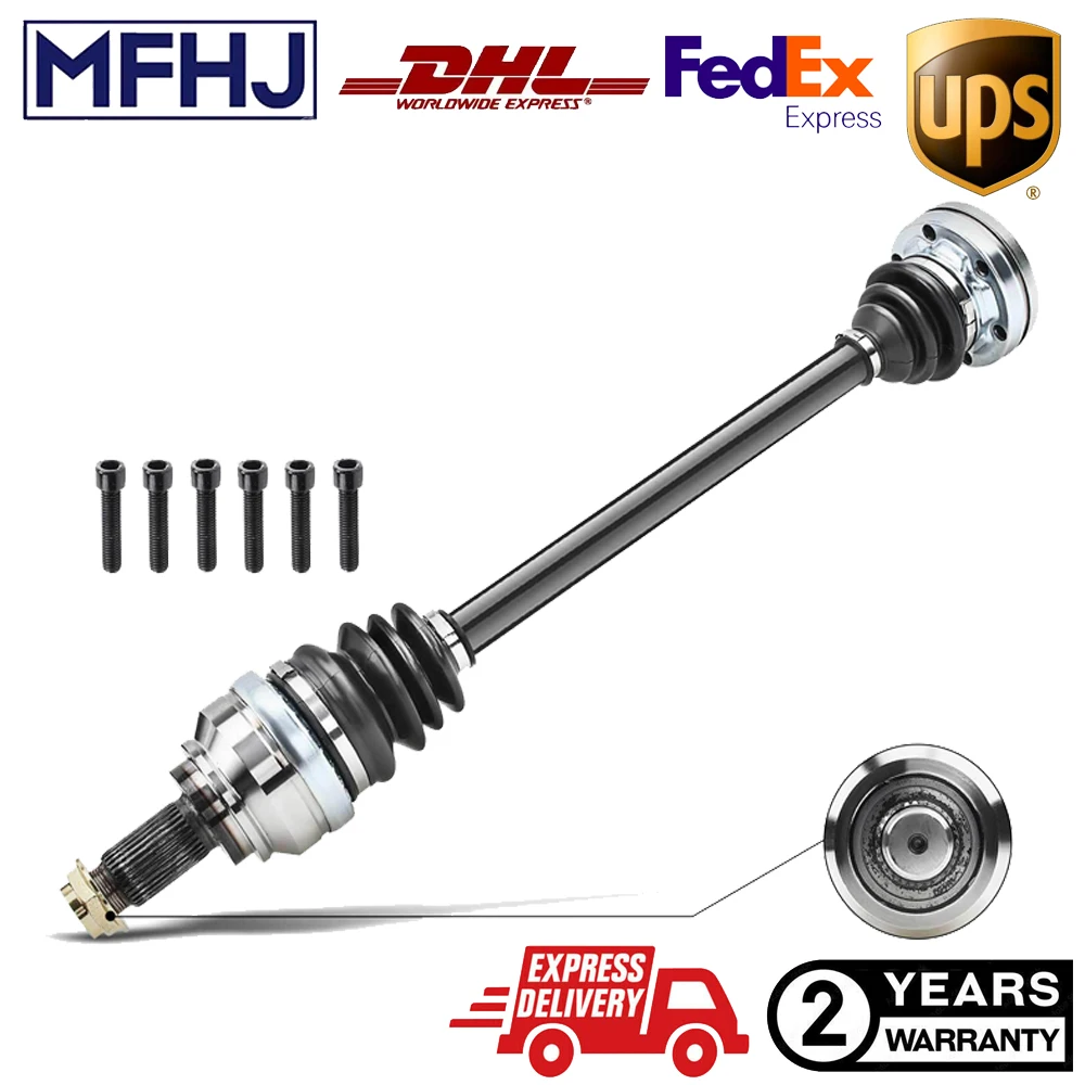 CV Axle Shaft Assembly For BMW E60 E61 525i 04-07 528i 530i 535i Rear LH or RH 66-9356, 33207578720, 33217532266, 669356