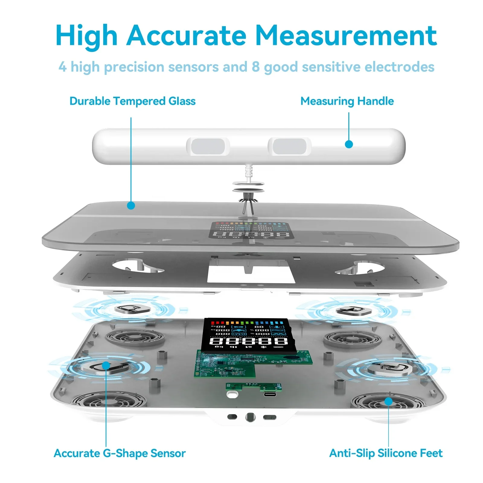 Weight Fat Analysis Digital Smart Scale