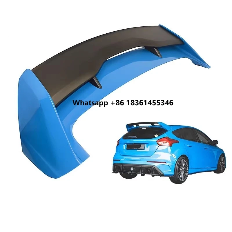 

ABS Material Tail Wing for Focus MK3 RS 2012-2018 Modified New Style Unpainted Black Car Rear Spoiler