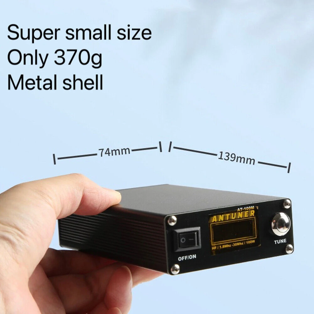 

Outdoor Activities Antenna Tuner Lithium Battery 139*74*29mm Battery Capacity 3300mAh Frequency Range 1.8MHz-30MHz