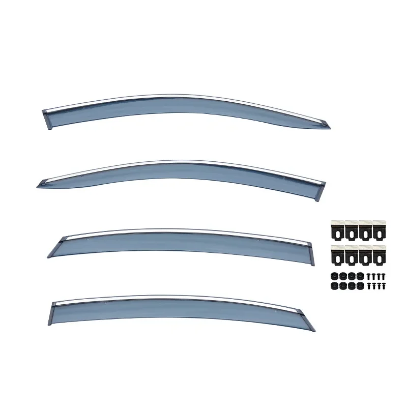 For Nissan SYLPHY 2006 2007 2008 2009 2010 2011 Accessories Window Rain Guards Outer Trim Chrome Stainless Steel Parts