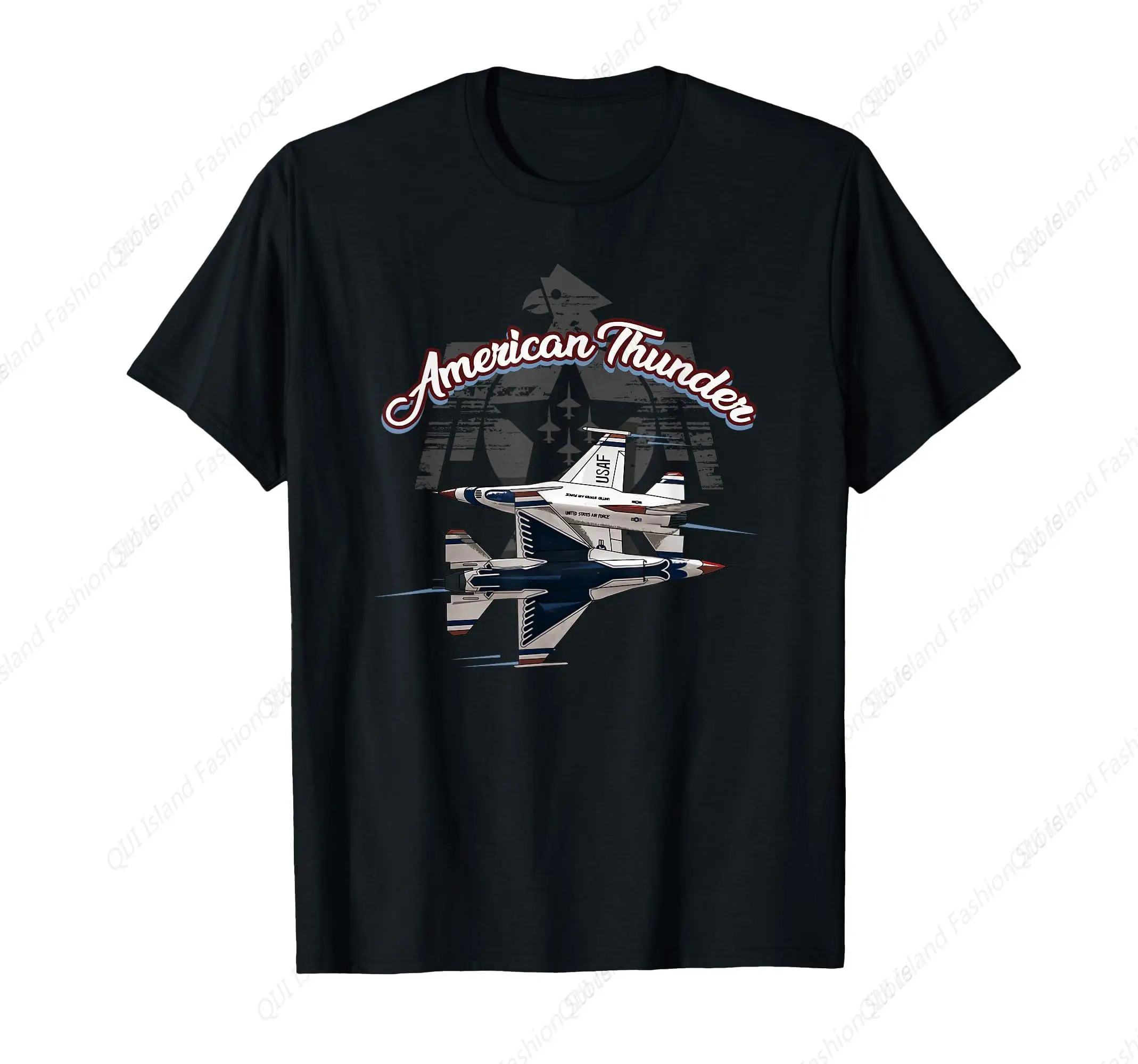 

Vintage Military Aviation American Thunder T-Shirt