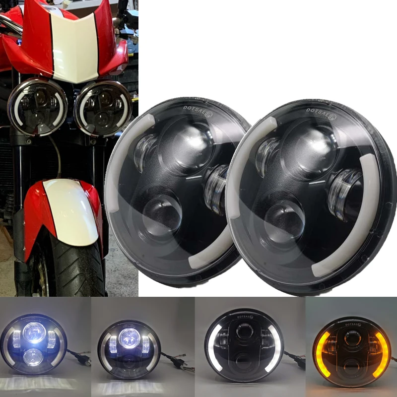 2x 5.75 inch led headlight 5 3/4