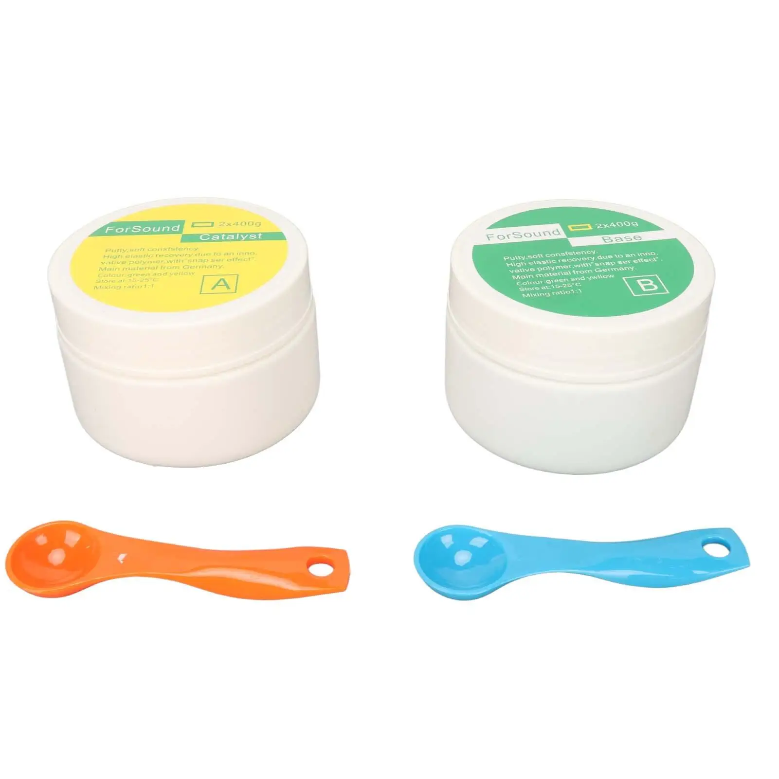 

Custom Silicone Ear Impression Putty 400g High Elastic Soft Moulding Material with Spoons for Personal Use