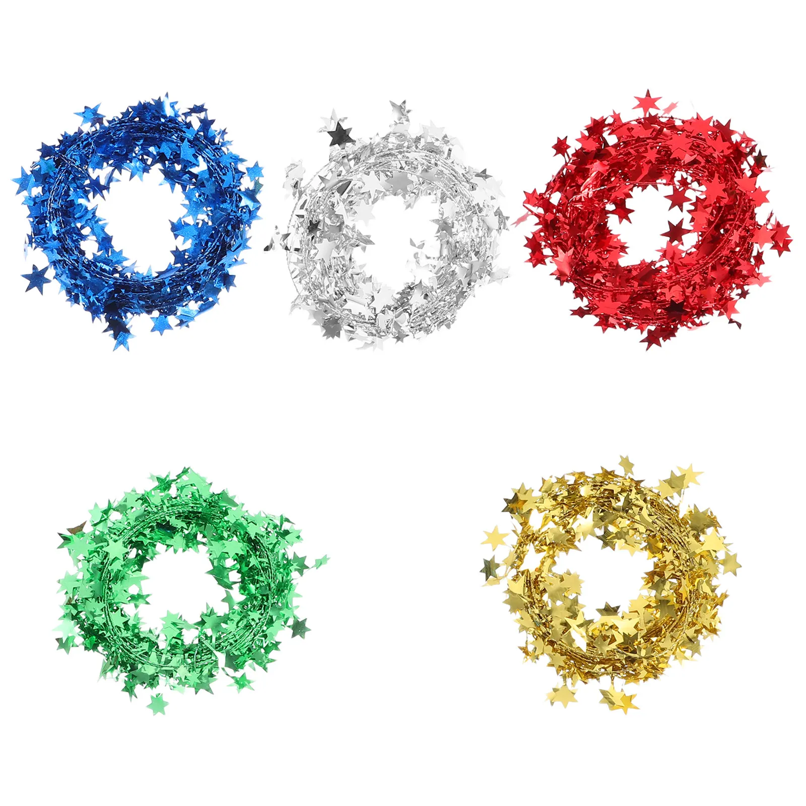 Guirnalda de Estrellas Navideñ - Tinsel Garland Decoration reseña y precio