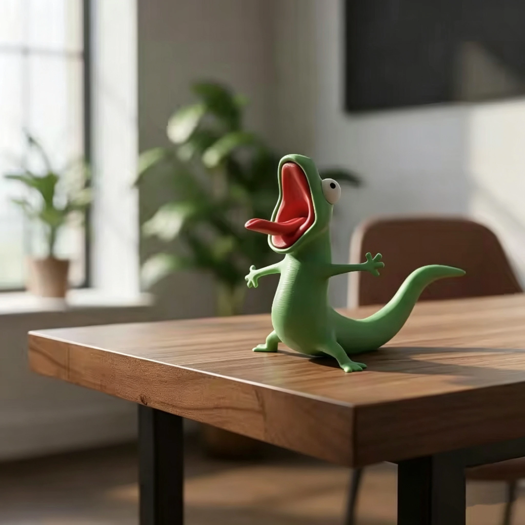 Figura de lagarto que gime, di - Office Furniture Brands reseña y precio