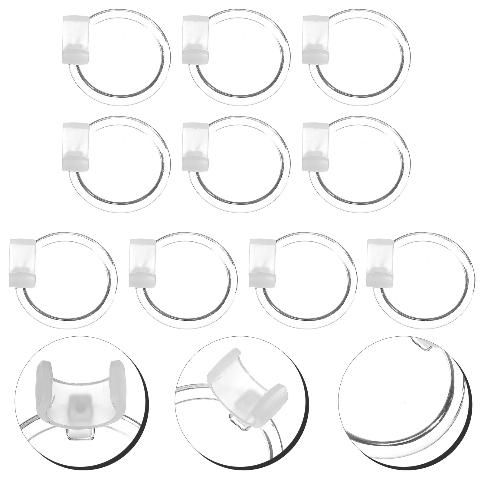 

10pcs Point Drill Pen Holder Magnifier For Diamond Art Painting Embroidery Portable Lens Drawing Sewing Craft Diy Projects