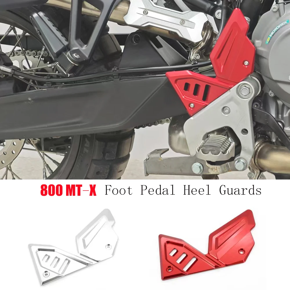 

For CFMOTO 800MTX Brake Pedal Tip Plate 800MT-X Foot Support Shield Accessiores 800 MT-X 2025+ Motorcycle Foot Pedal Heel Guards