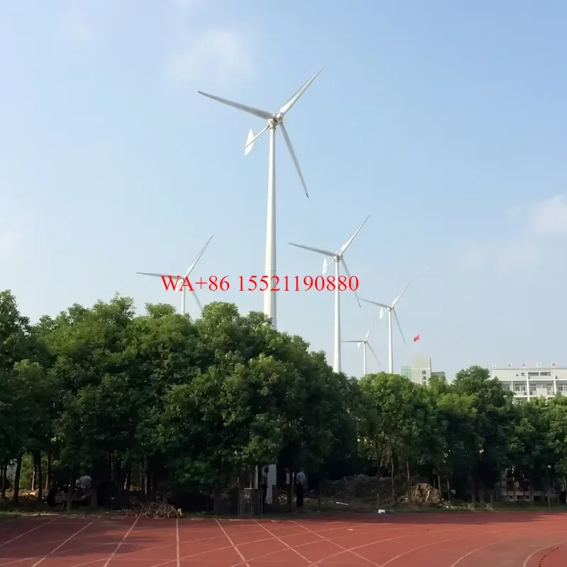 WMWMNU 2.5kw 3kw 5kw Horizontal Axis Wind Turbine Generator System Reinforced Fiberglass Material 120V 220V Wind Turbine