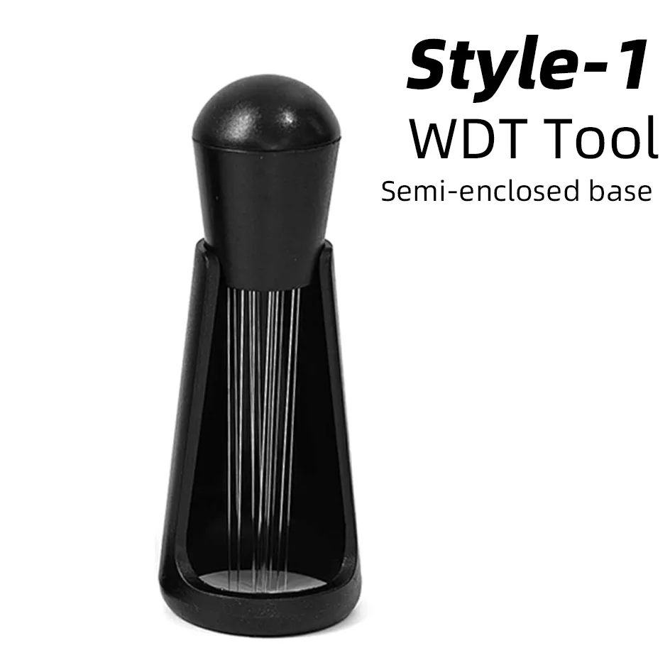 Espresso Koffieroerder WDT Distributietool Roestvrijstalen Naalden Koffiepoeder Distributeur Doseerring Barista Accessoires
