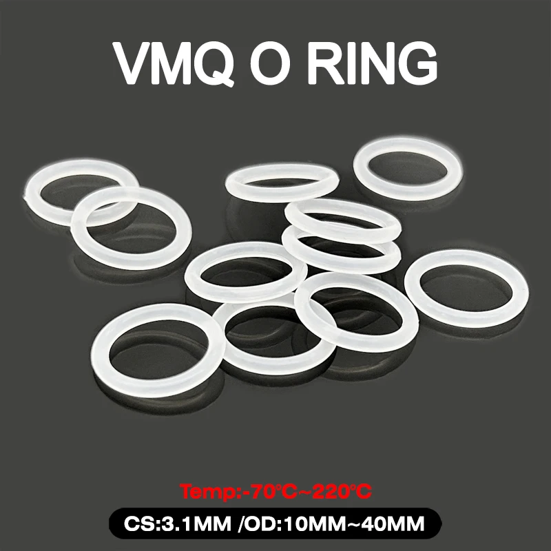 100Pcs Silicone Rin…