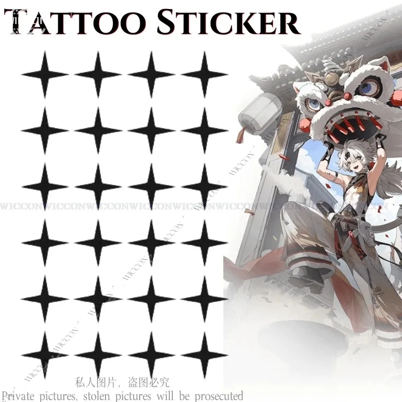 Qq681Lingyang Anime juego Wuthering Waves disfraz Cosplay peluca zapatos tatuaje pegatina pequeño León Solaris-3 Animal oreja cola Halloween