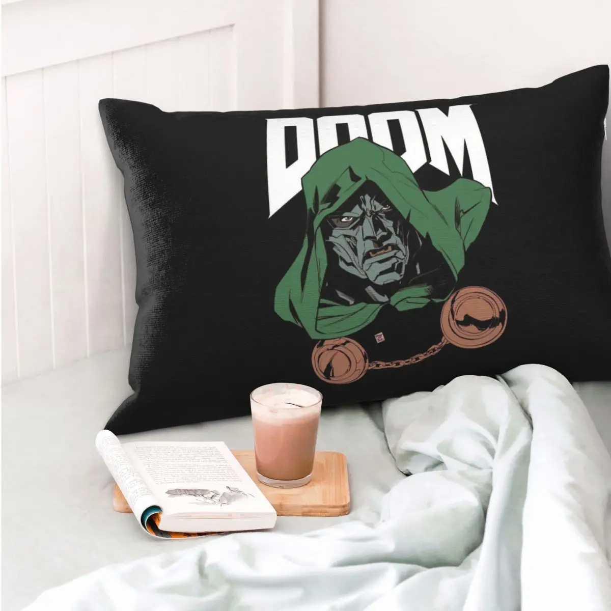 American Rapper MF Doom Mad Villain Music Artist Rectangle Pillowcase Cushion Cover Decor Bedroom Bed Home Comfort Throw Pillow