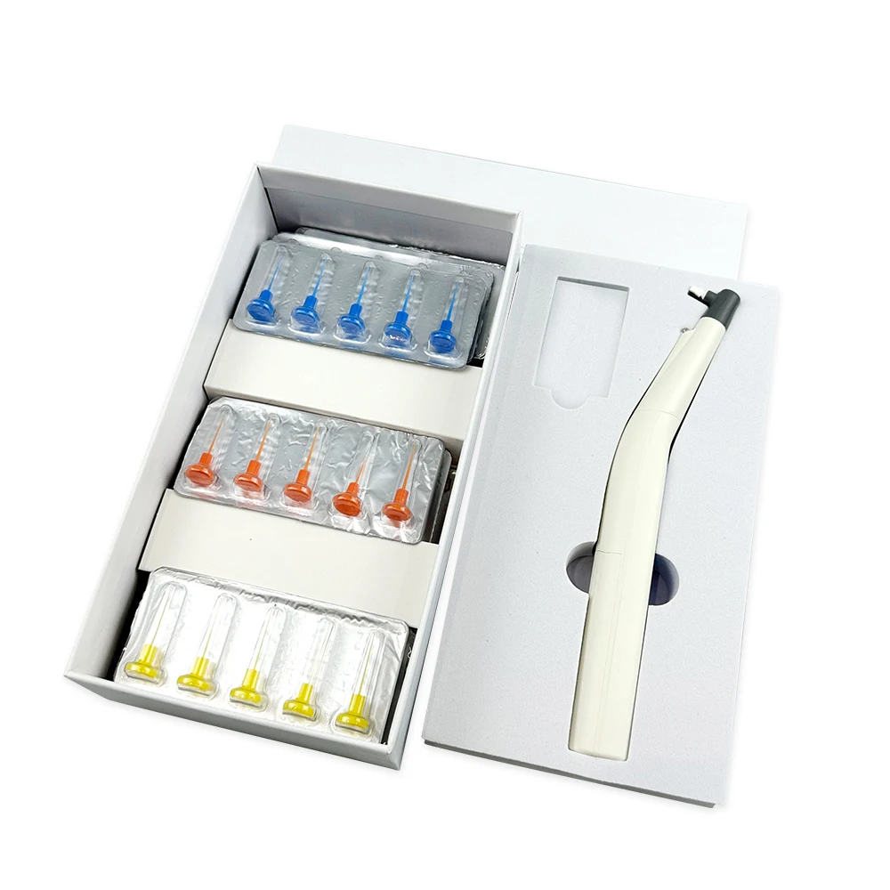60Pc Tips ental Sonic Irrigator Tips Dental Instrument Dental Cleaning Root Sonic Irrigator For Endo Root Canal Endodontic Tool