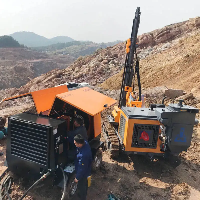 

High Speed Dth Drilling Rig Machine Blasting Hole Pit Rock Down the Hole Drill Rig DTH Rotary Drilling Rig for South Africa