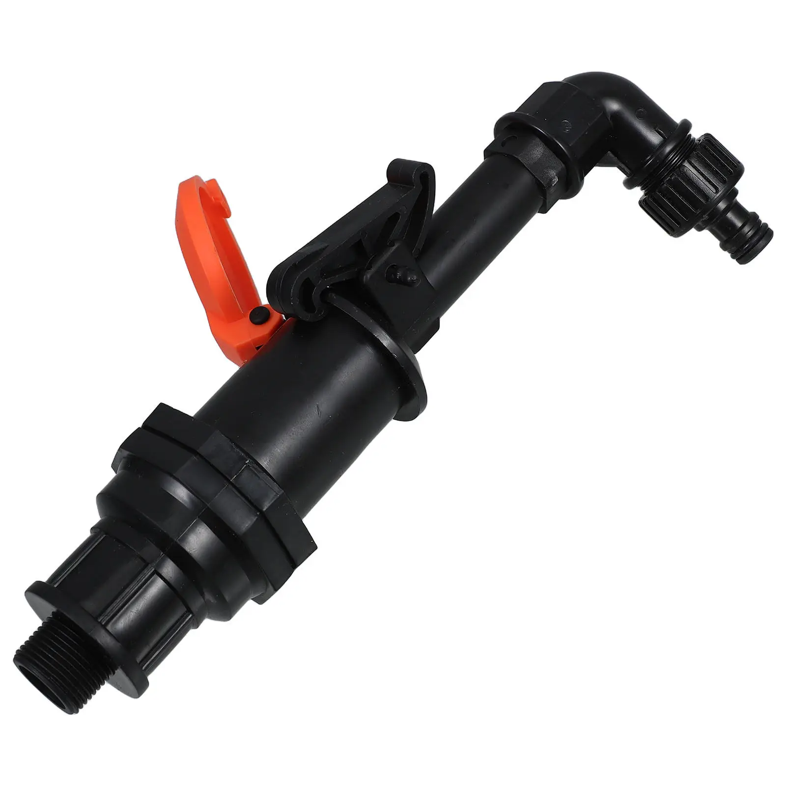 

Быстросъемный соединитель 3/4'' (DN20) с ключом, пластиковый, с защитой от несанкционированного доступа, для садового шланга, капельного орошения, с угловым соединителем в комплекте