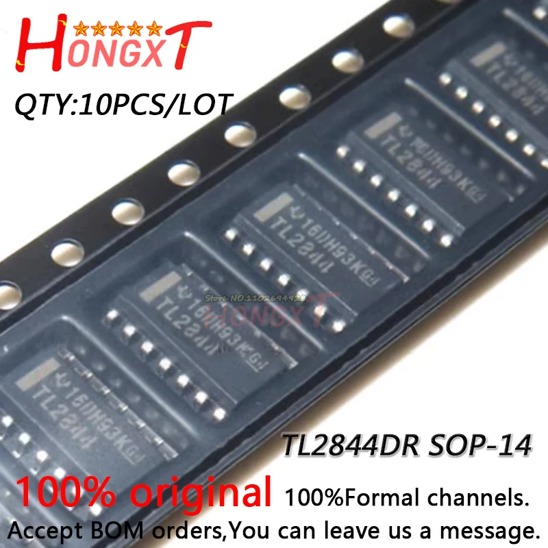 10PCS 100% New TL2844 TL2844DR SOP-14.Chipset