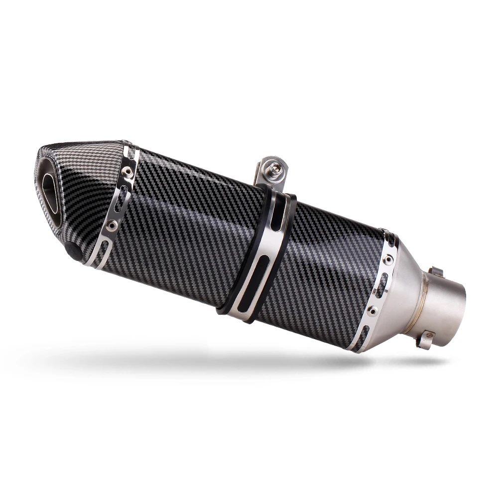 Universal Motorcycle M1/R1 Exhaust Muffler Pipe For Ninja250 400 yzf R3 mt07 R15V2 xsr155 adv150