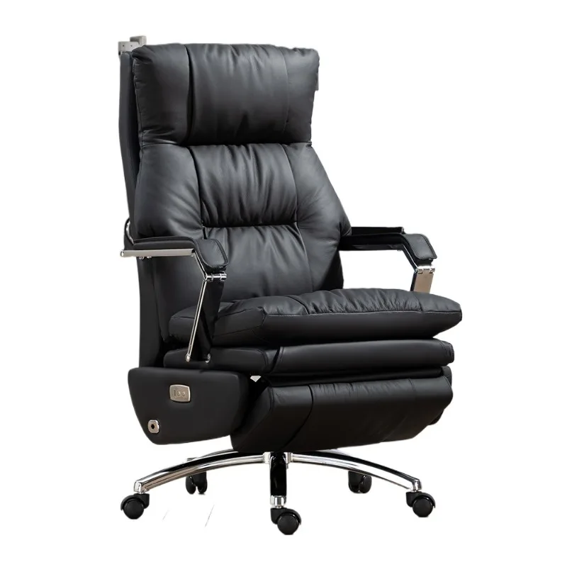 

Электрическое офисное кресло-реклайнер для комфортной работы сидя, кожаное кресло для дома и компьютера, инженерное кресло-диван