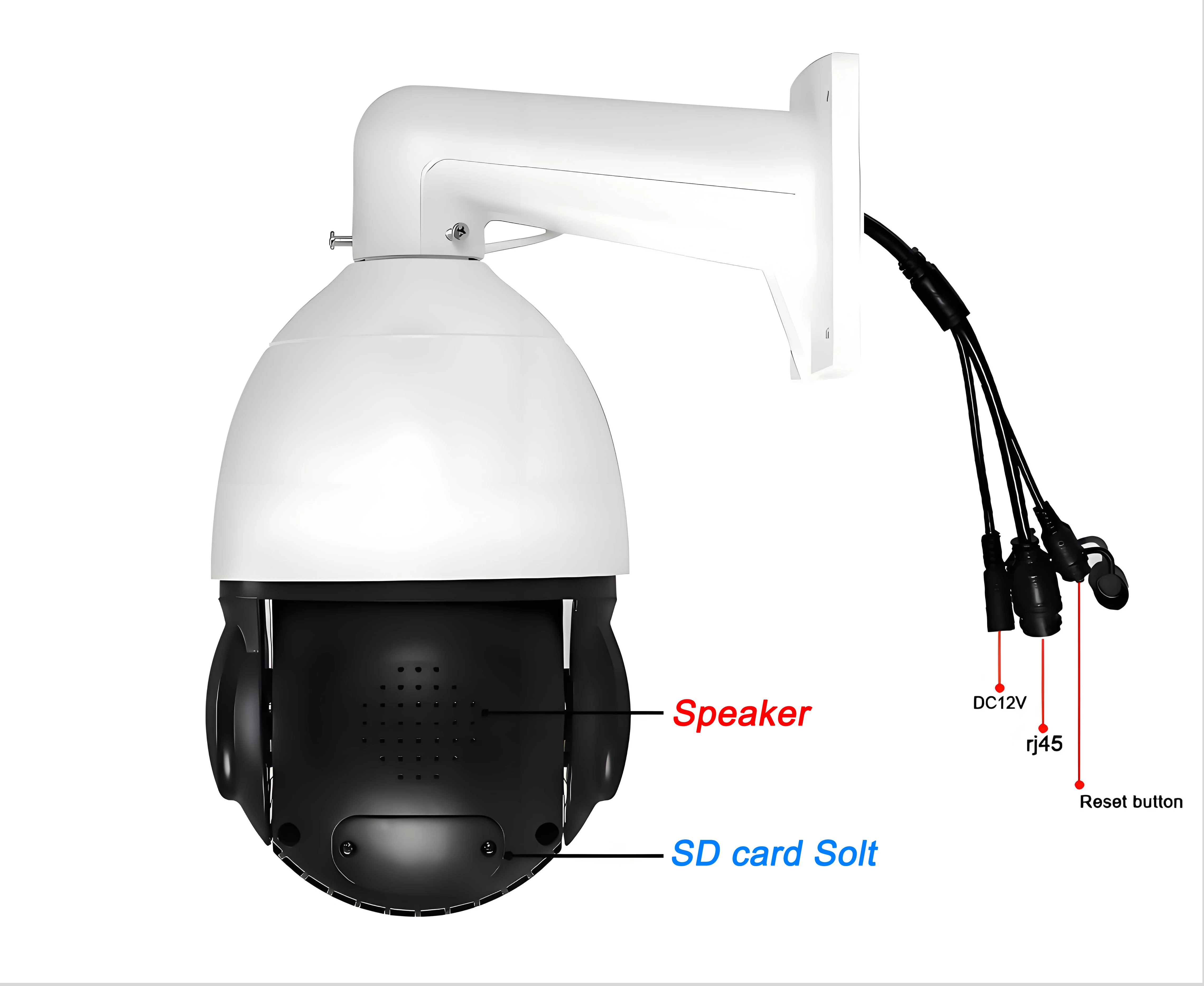 Laser Infrared Metal Auto Tracking Cruise 8MP 4K 90X Optical Zoom 360° Audio ONVIF POE PTZ Speed Dome Surveillance IP Camera