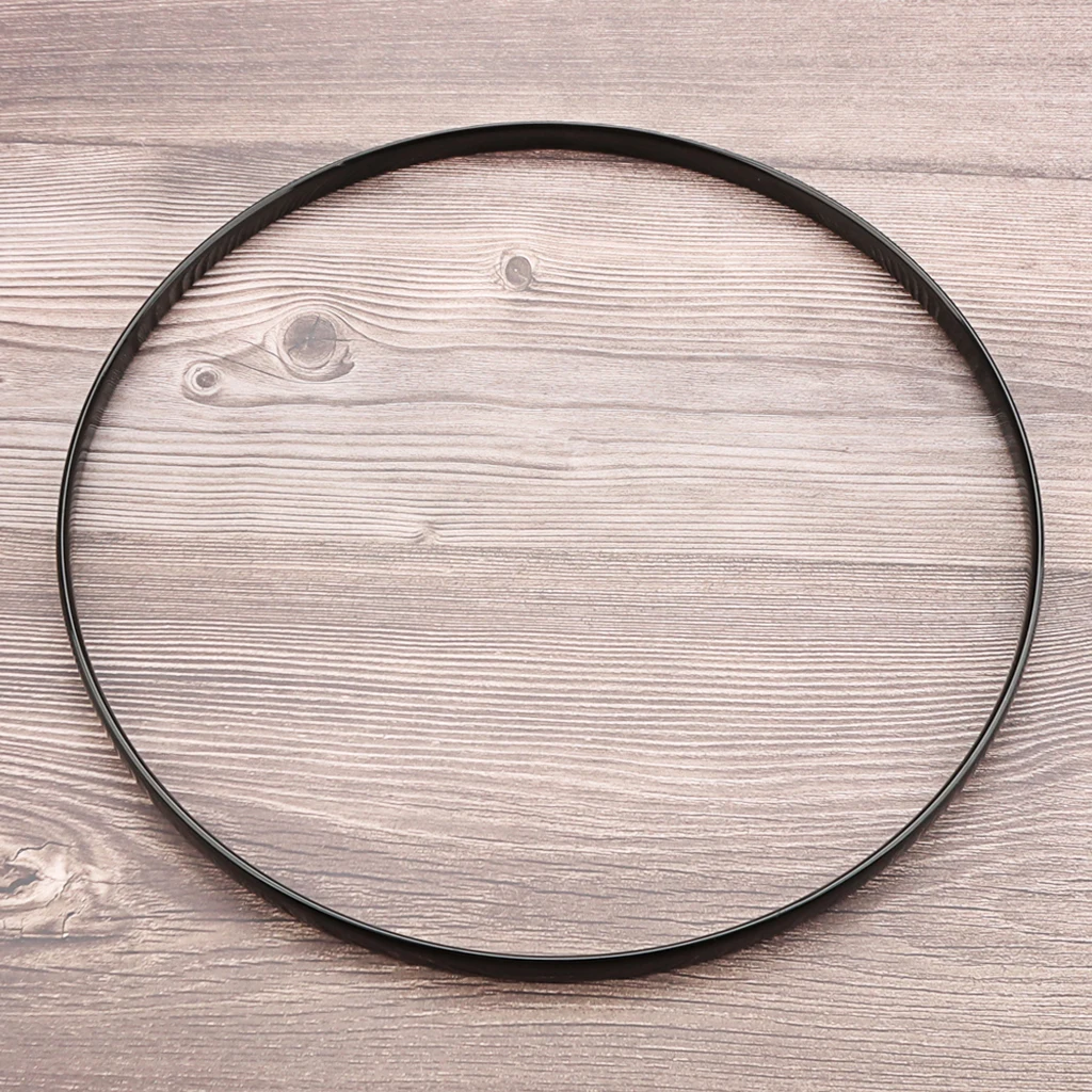 

1pcs black 12 inch Snare Drum Hoop Snare Side Snare Drum Hoop Edge for Percussion Instrument Accessories