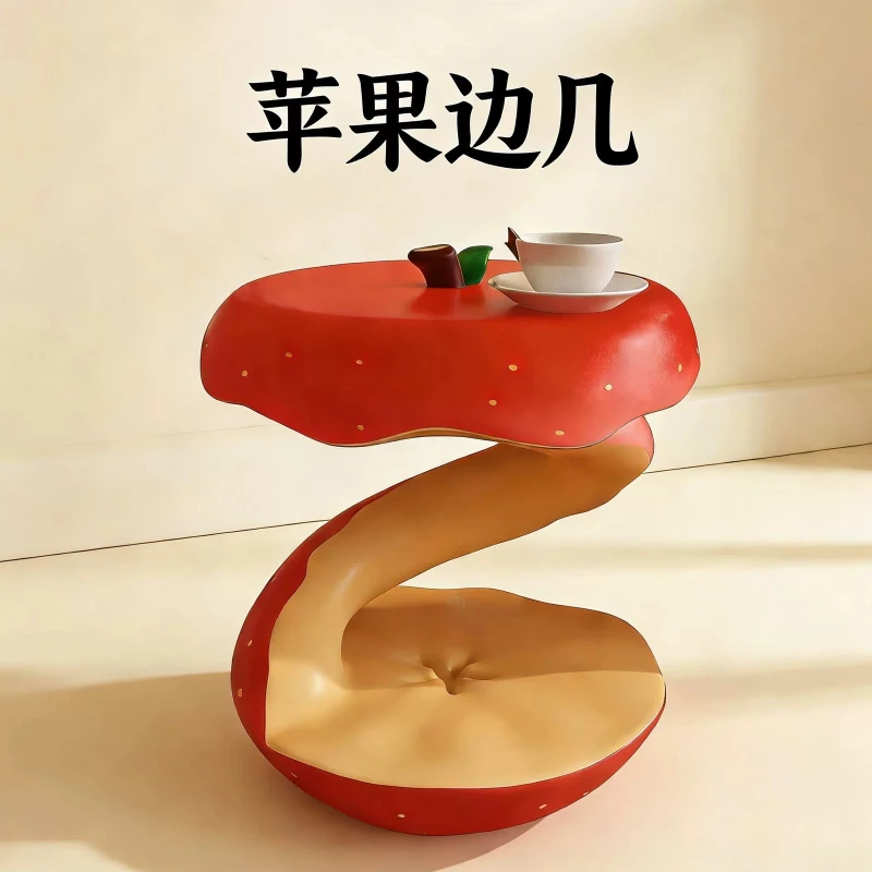 

Creative modeling edge corner table cute cartoon coffee table living room small apartment decorative floor ornament