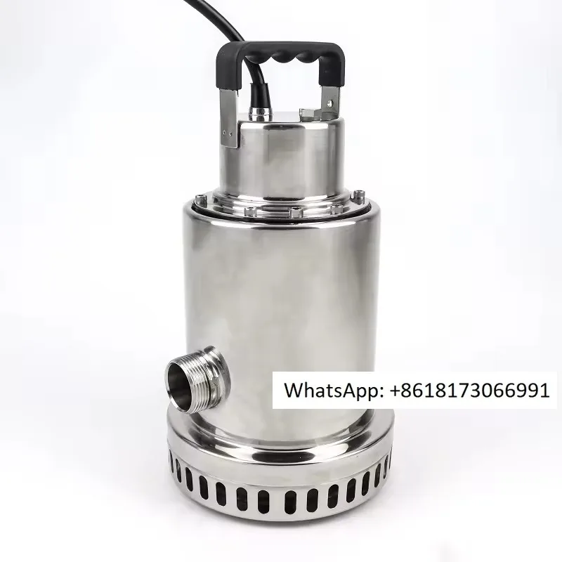 Fish diving fountain pump oil-free motor safe stainless steel waterfall pump