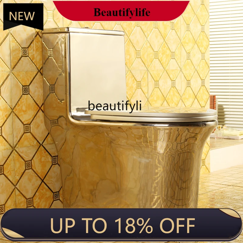 

Z189 Silent silver toilet toilet seat spray siphon large diameter ceramic toilet bathroom