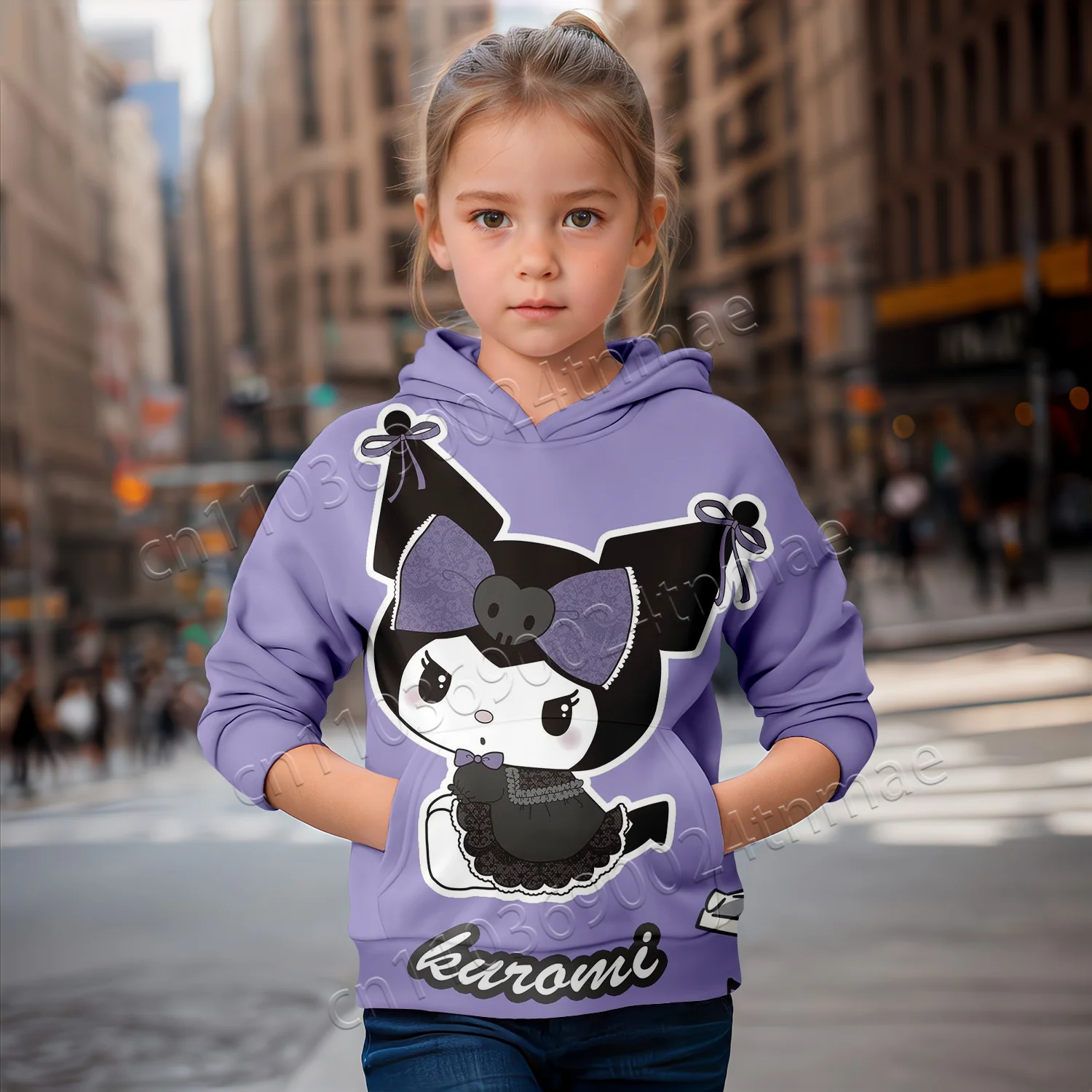 

Официальный топ Miniso 2025 Kuromi — варианты для взрослых и детей, S-5XL, одежда для маленьких девочек, одежда для маленьких девочек, одежда для маленьких девочек