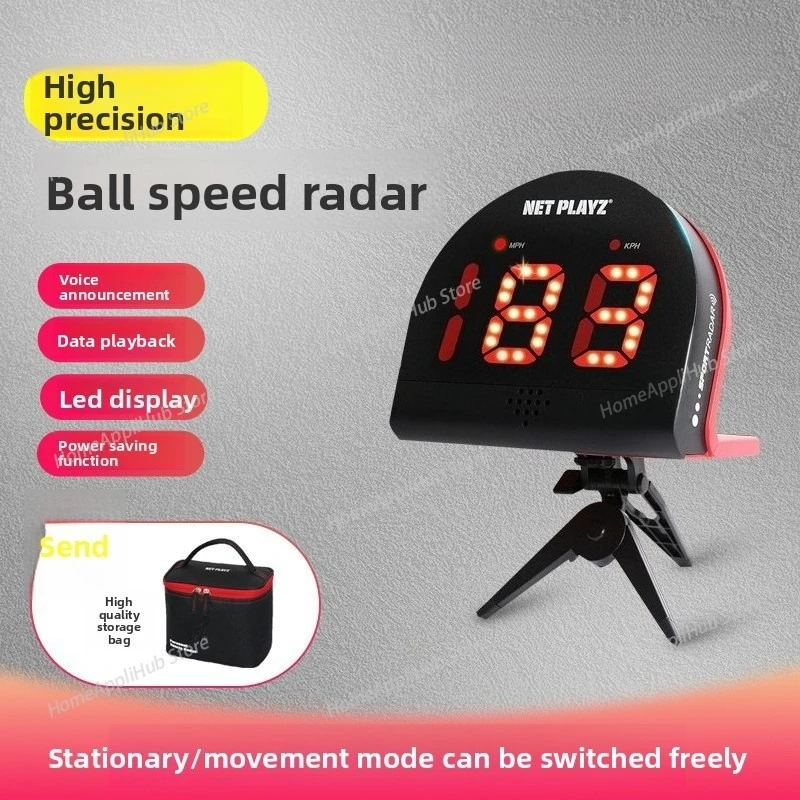 Football and Baseball Speed Detector, Tennis and Golf Ball Games, Badminton Speed, Serve and Smash Speed Detector, Radar