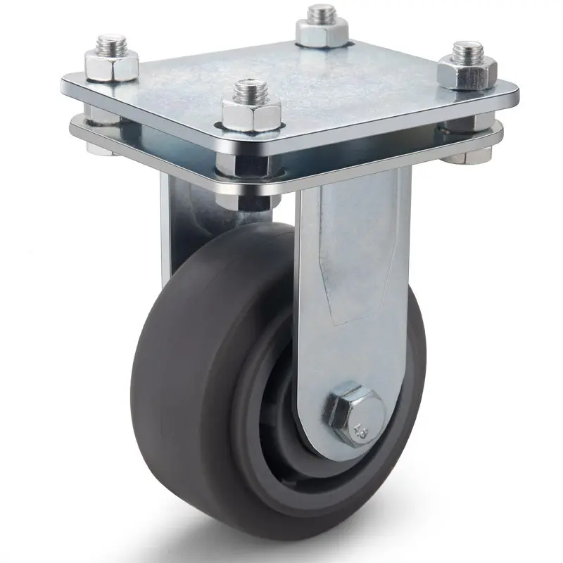 1pcs 4pcs Universal caster mounting plate, thickened base plate, heavy-duty, welded, 2.5/3/4/5/6/8 inch swivel caster iron plate