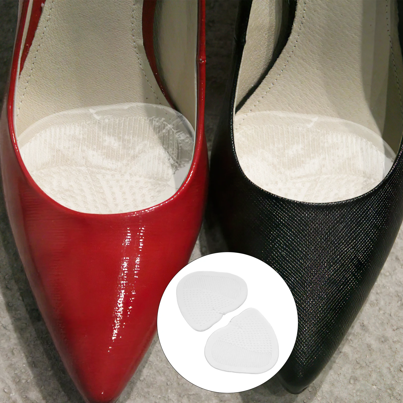 

Anti-Wear Forefoot Shoe Inserts High Heel Pads Foot Cushions Replaceable Metatarsal Pads for Women Men All Shoe Types