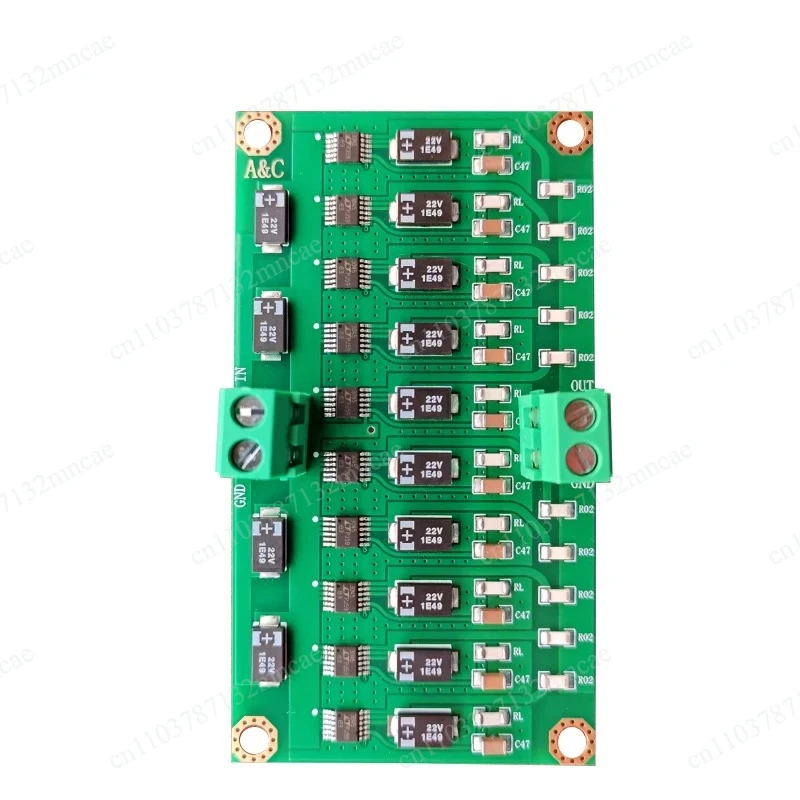 LT3045 10-Parallel 5A Ultra Low Noise Linear Regulated Power Supply with Heat Sink 5V/9V/12V Output for Preamplifier DAC