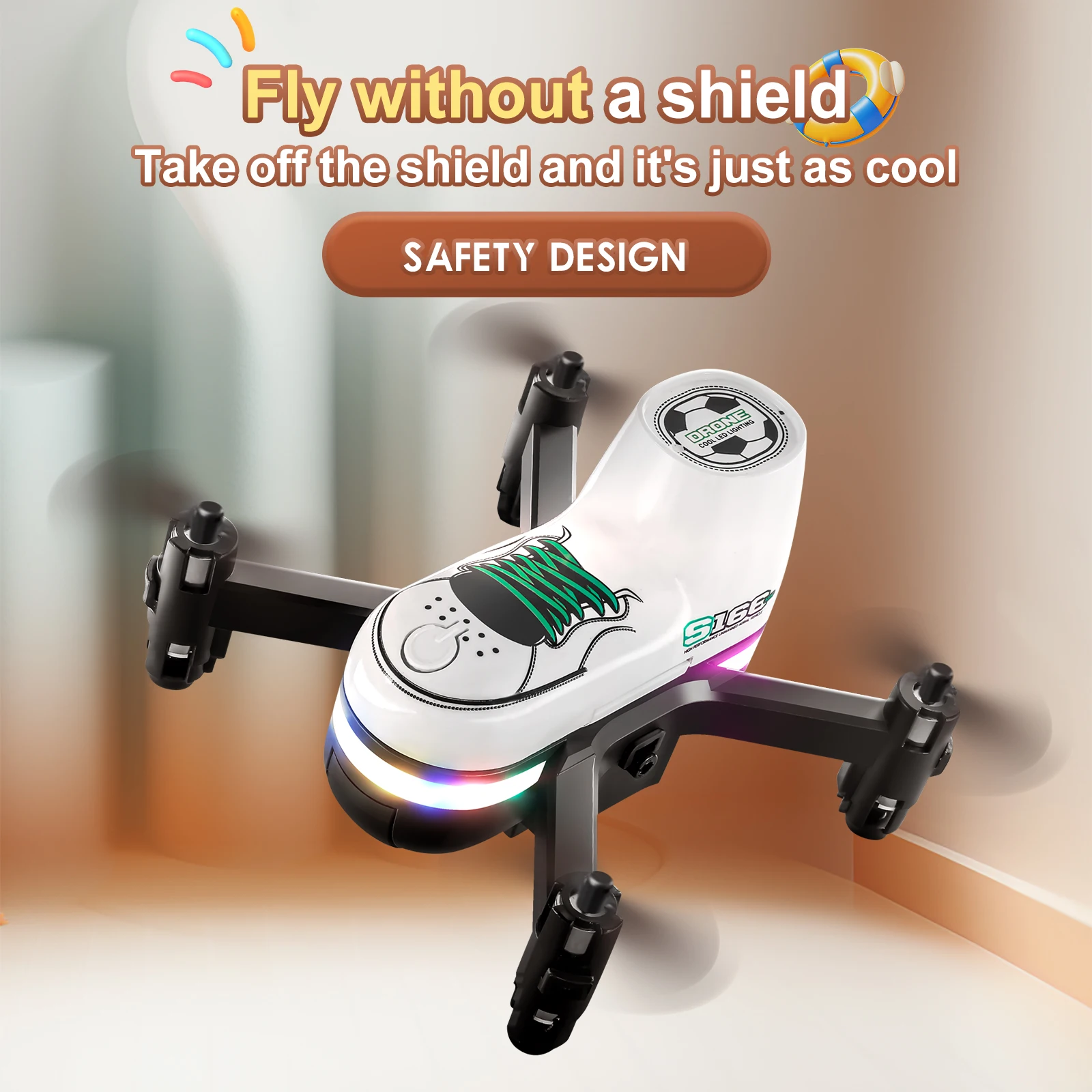 New S166 Mini Drone With Light Climb Wall Toy Remote Control Helicopter Rc Plane Dron Quadcopter RC Toys Boys Gift For Kids