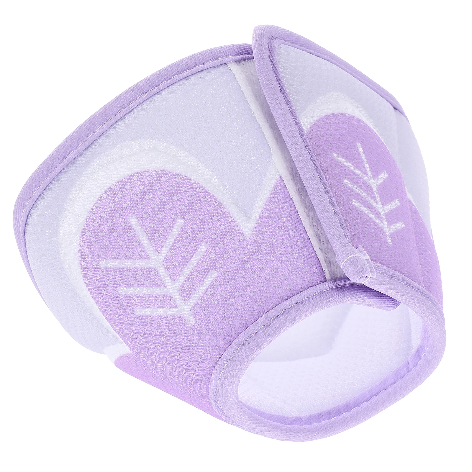 

Adjustable Cat Dog Collar S Size Lilac Purple Breathable Recovery Cones Pet Protective Neck Cone Material Round