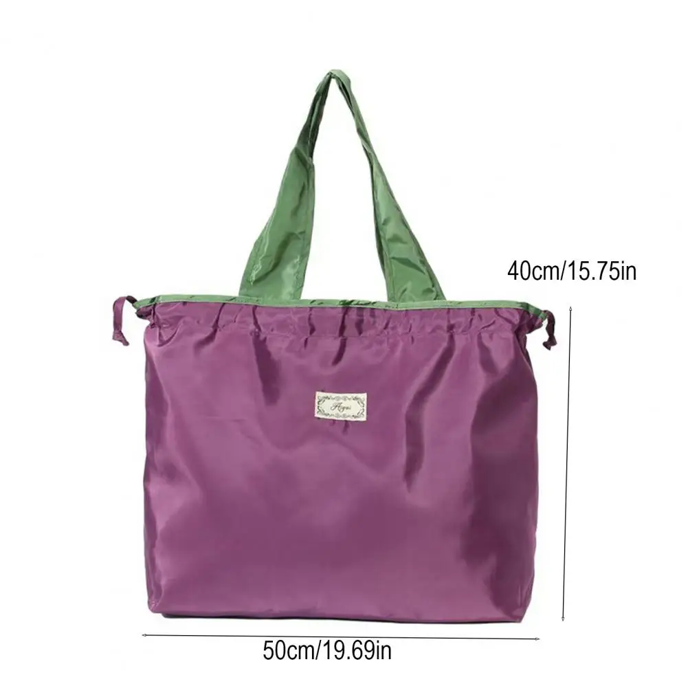Eco-friendly Shopping Bag Foldable Reusable Grocery Tote Bag Eco-friendly Waterproof Nylon Shopping Bag Portable Washable