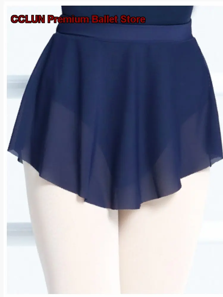Women's Adult Ballet Tutu Half Skirt Short Skirt A-Line Skirt Body Suit Basic Training Gymnastics Practice Leotard
