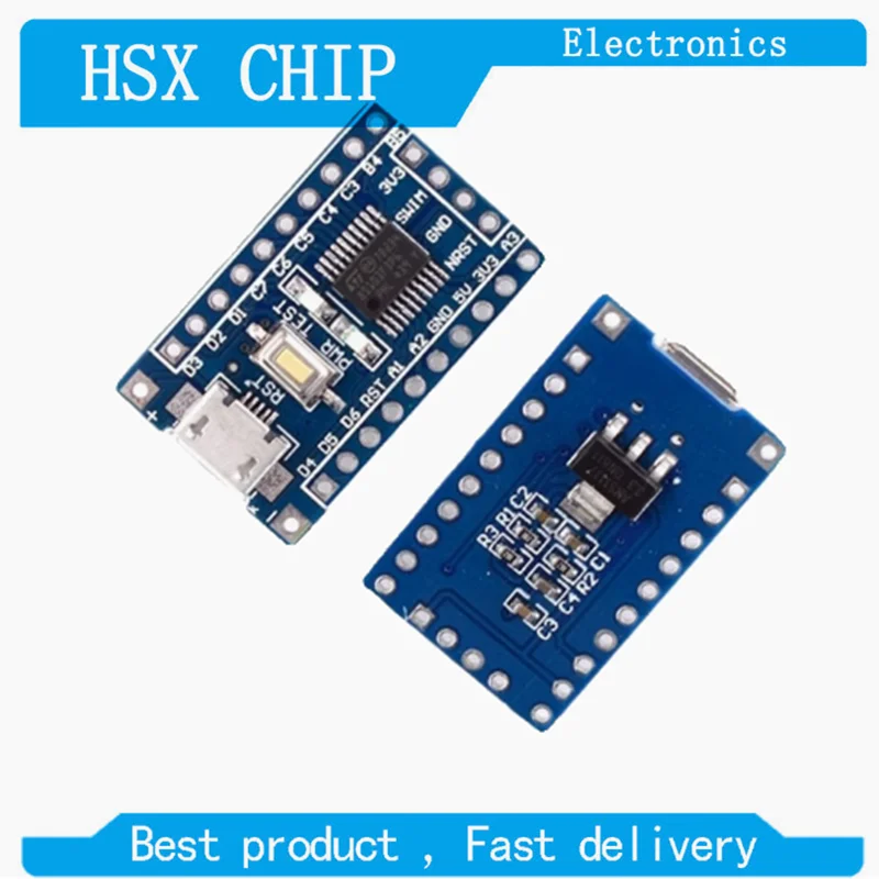 ARM STM8S103F3P6 STM8S003F3P6 STM8 Minimum System Development Board Module Micro / Type C