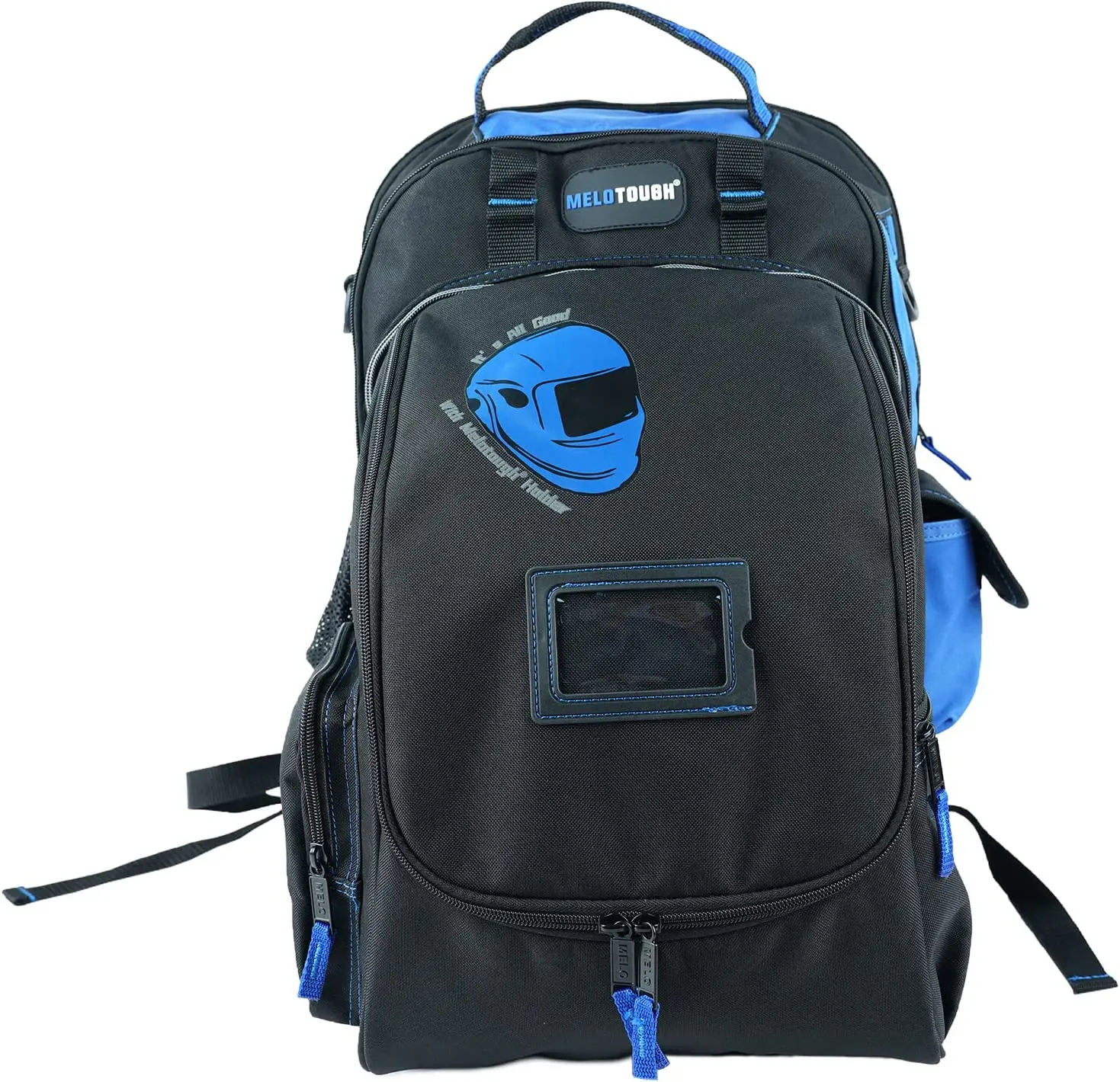 Imagem -05 - Melotough Bolsa Ferramenta Eletricista Soldagem Ferramenta Mochila com Capacete Pegar Heavy Duty Ferramenta Organizador Bolsa para Eletricista Carpinteiro