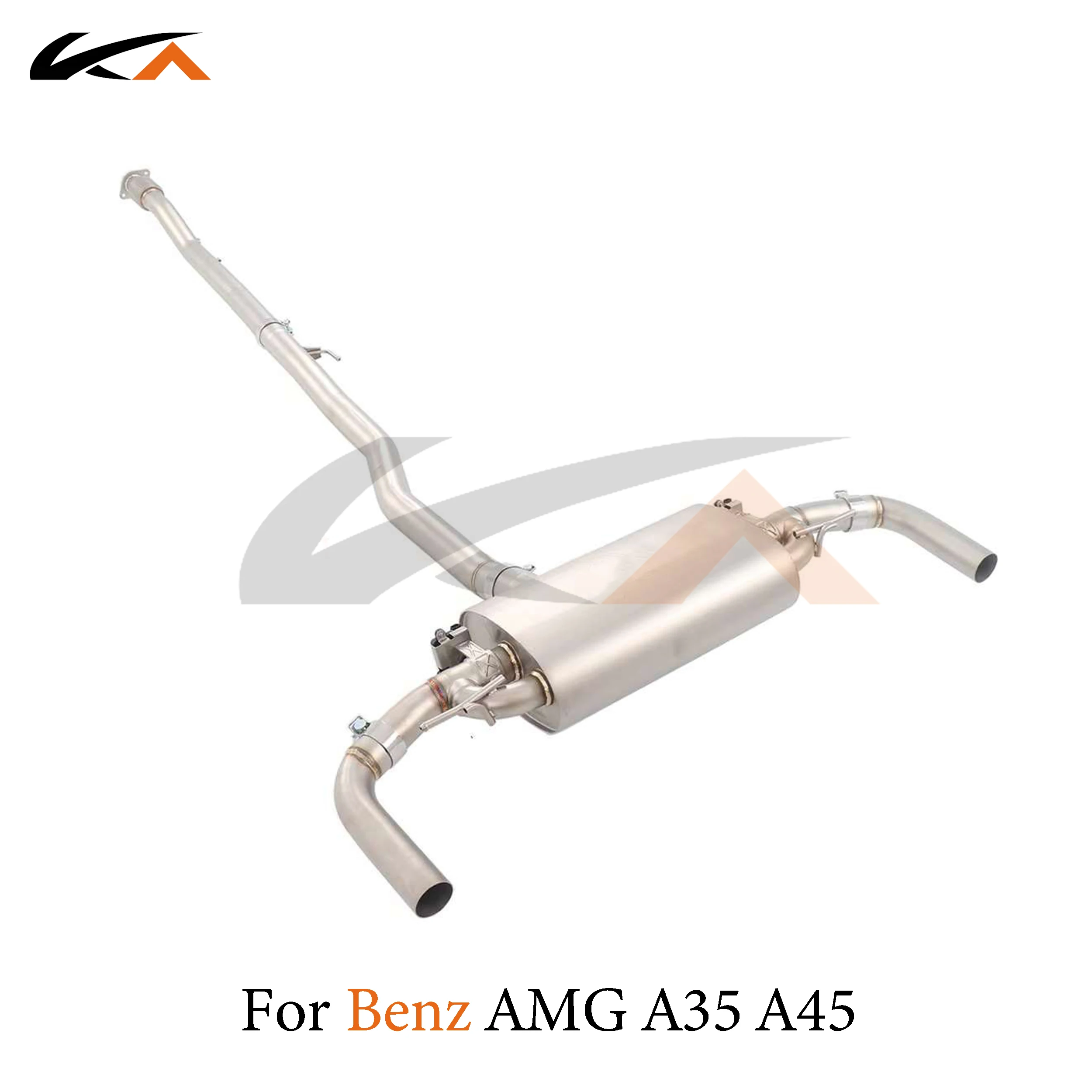 

KA Tuning exhaust system parts stainless catback for Mercedes-Benz AMG A35 2.0T rear section performance muffler valve