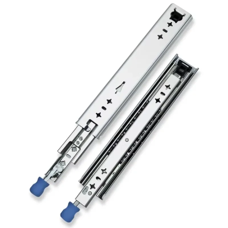 

1 Pair guide Heavy Duty Locking Drawer Slides 10-60 Inch 250 Lb Load Capacity Side Mount Full Extension Ball Bearing Industrial