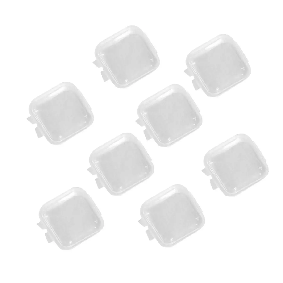

12Pcs Plastic Jewelry Storage Box Transparent Mini Multi Functional Organizer Case Container Beads Makeup Small Storage