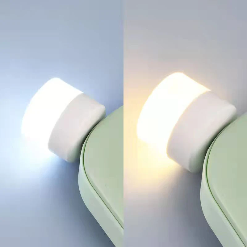 1PC Usb Plug Light ricarica piccola luce del libro Led protezione degli occhi luce di lettura