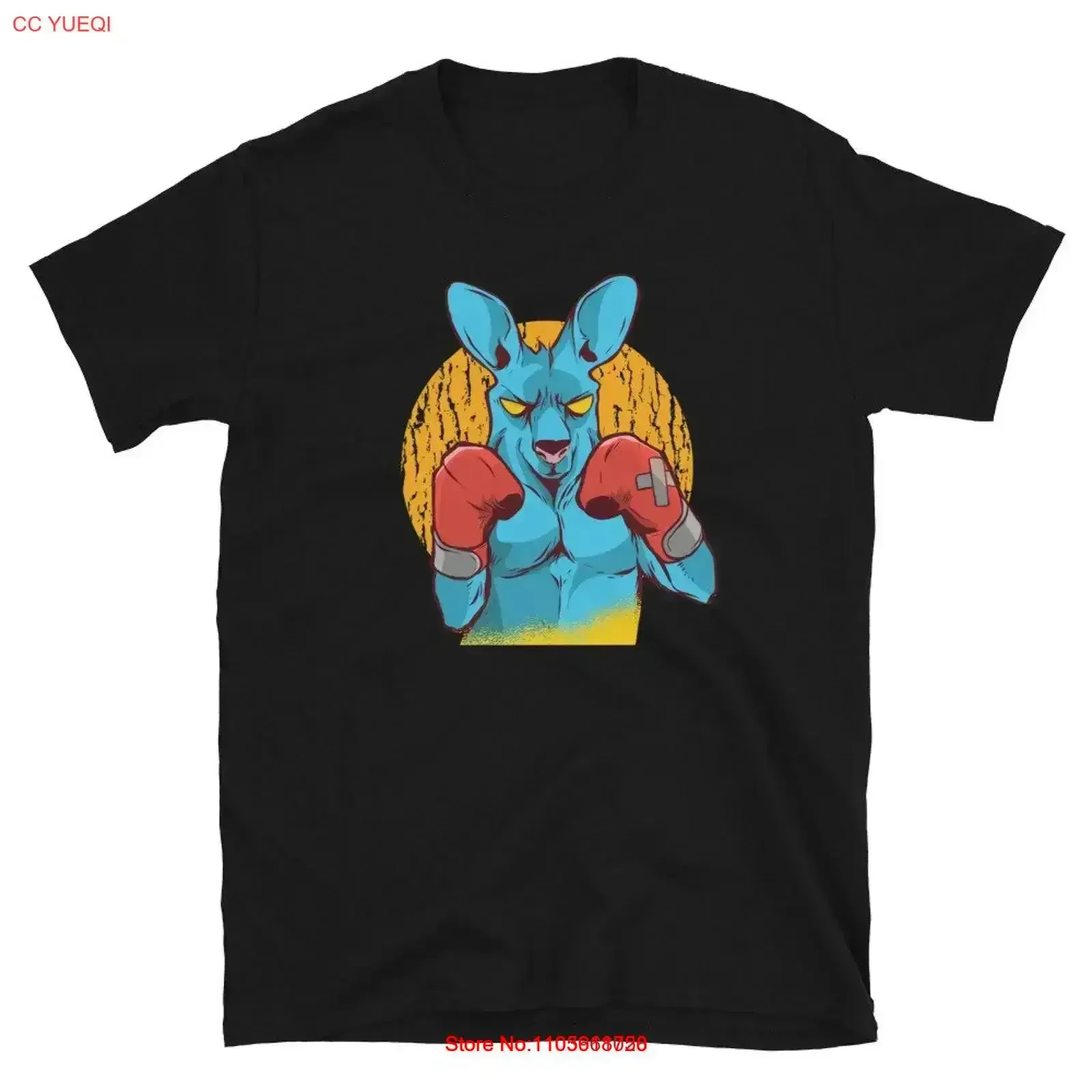 Crazy Kangaroo Boxer Looking For A Fight T Shirt vintage Washed Casual streetwear Stylish Top Everyday Wear Slightly vintage